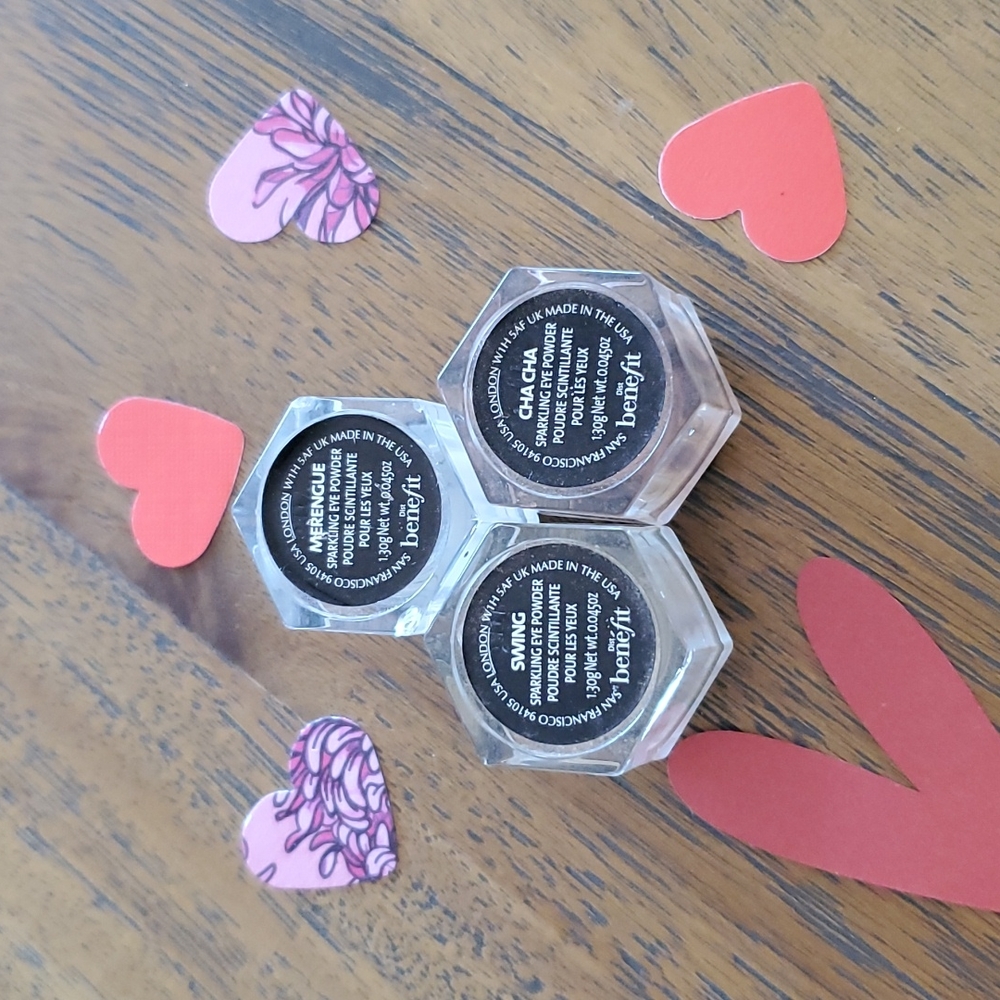 3 set of sparkling eye powders by benefit - Picture 4 of 5